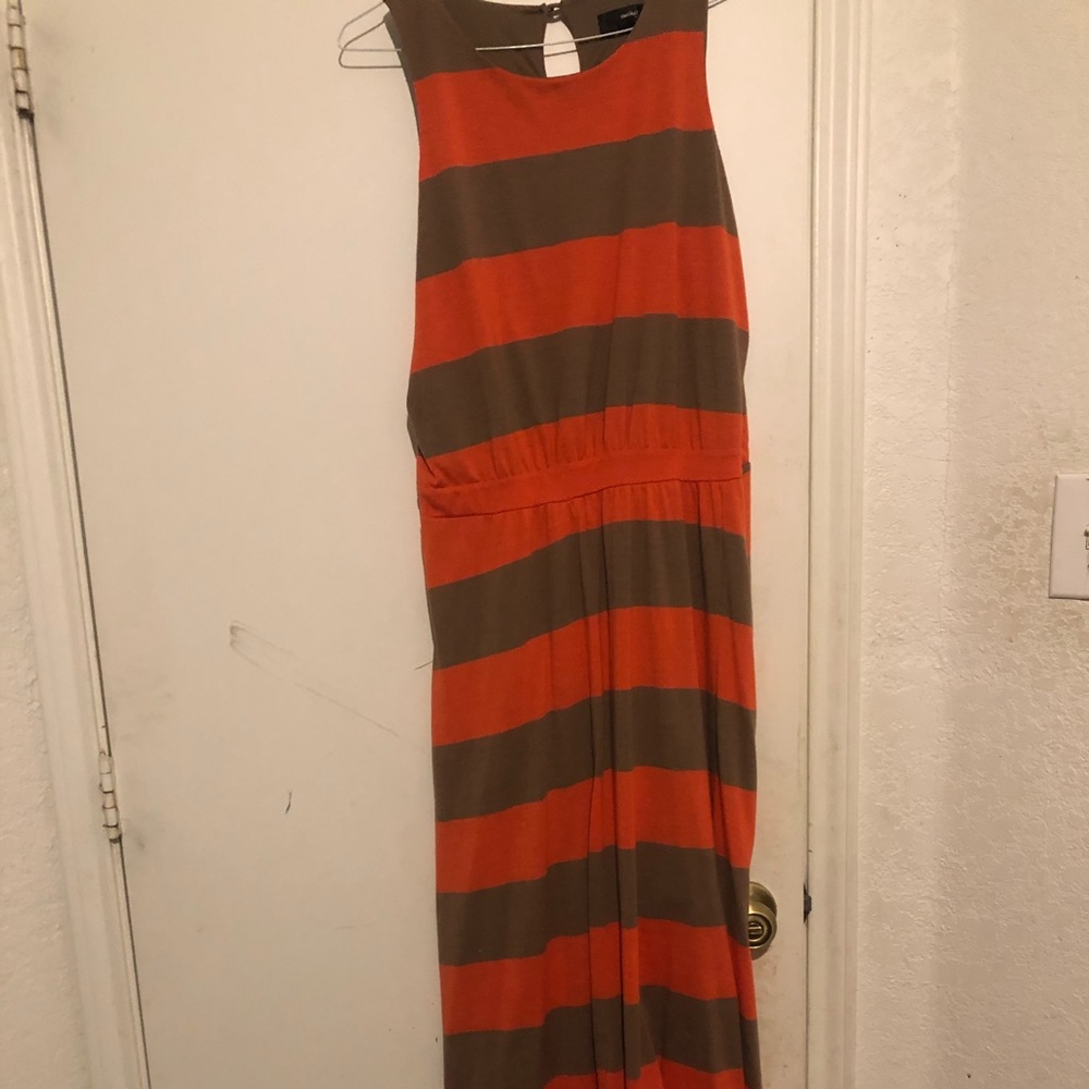 Striped maxi dress
